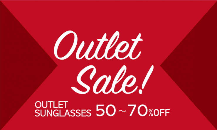 OUTLET SALE SUNGLASSES 50~70%OFF